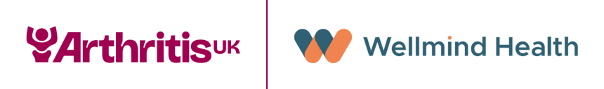 Wellmind Health and Arthritis UK logos